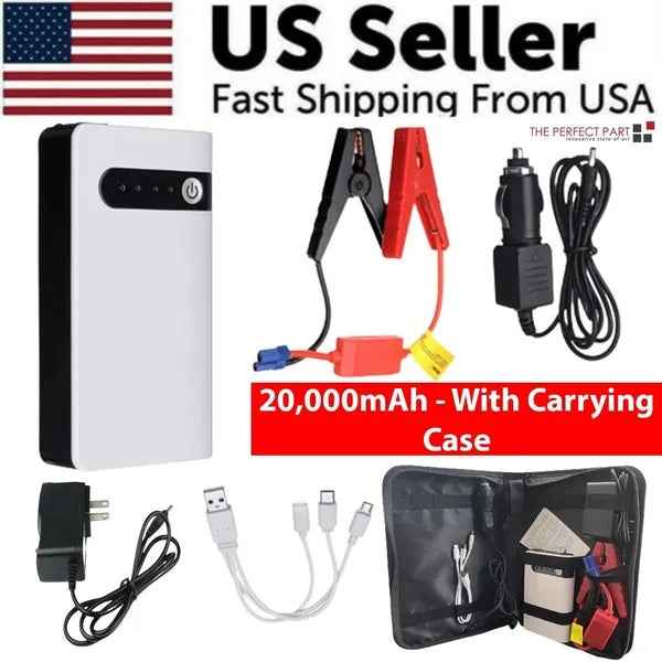 20,000mAh Vehicle Jump Starter & Power Bank