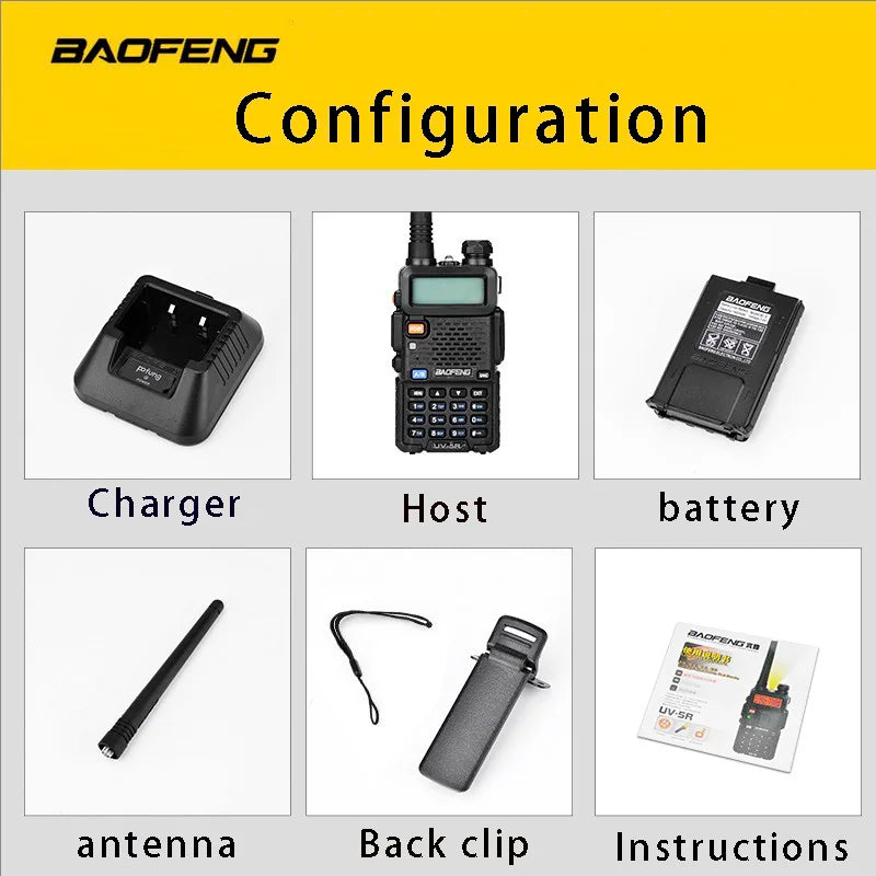 BaoFeng UV-5R Dual-Band Handheld Radio
