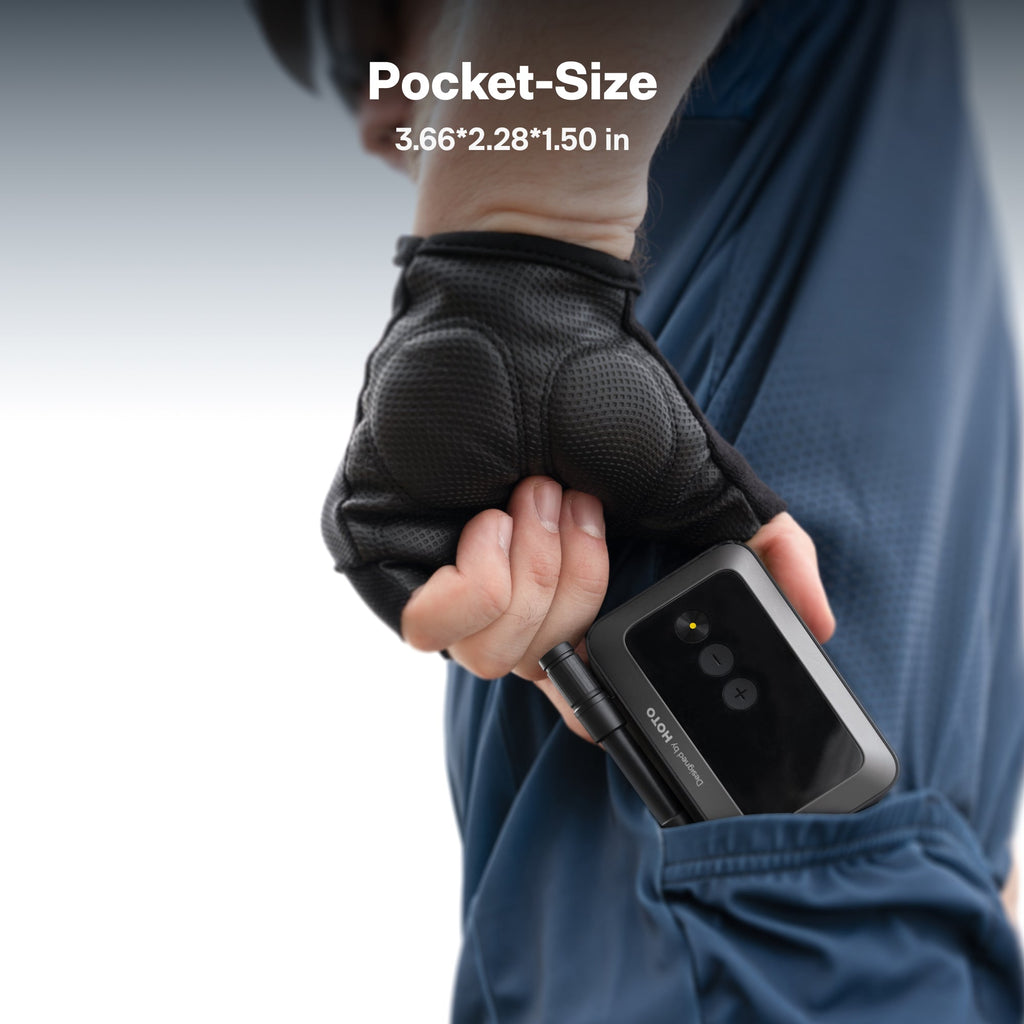 HOTO Pocket Tire Inflator — 150 PSI