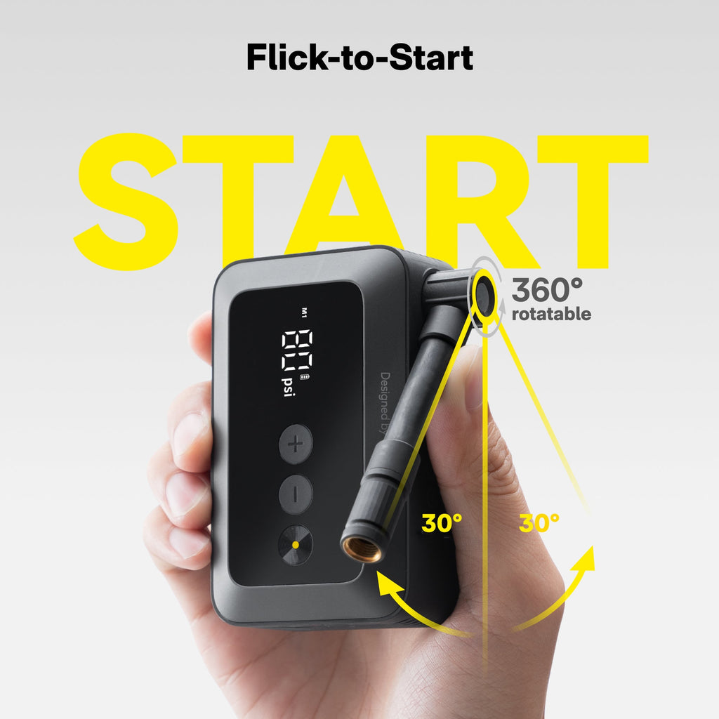 HOTO Pocket Tire Inflator — 150 PSI