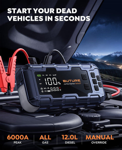 Buture Beta07 Jump Starter & Tire Inflator