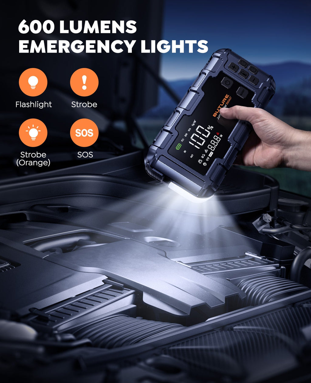 Buture Beta07 Jump Starter & Tire Inflator