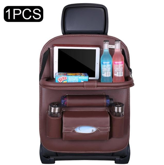 Low-Profile Vehicle Seat-Back Organizer