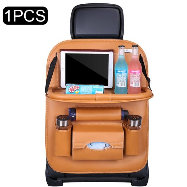 Low-Profile Vehicle Seat-Back Organizer