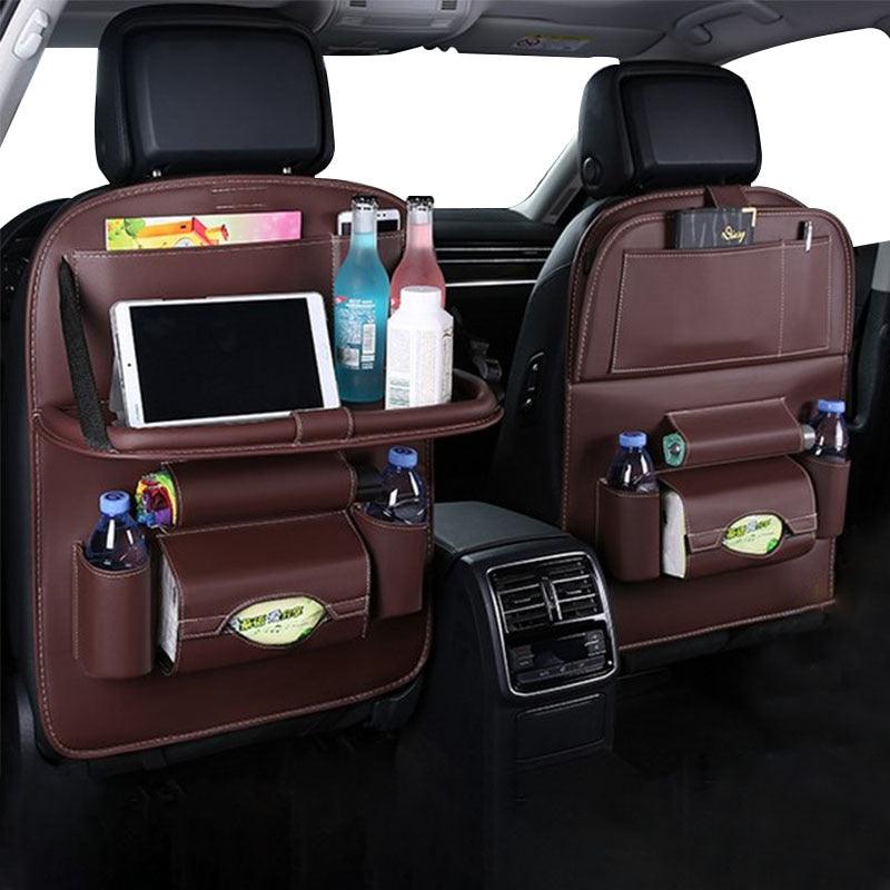 Low-Profile Vehicle Seat-Back Organizer