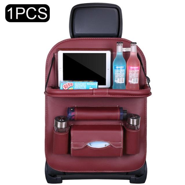 Low-Profile Vehicle Seat-Back Organizer