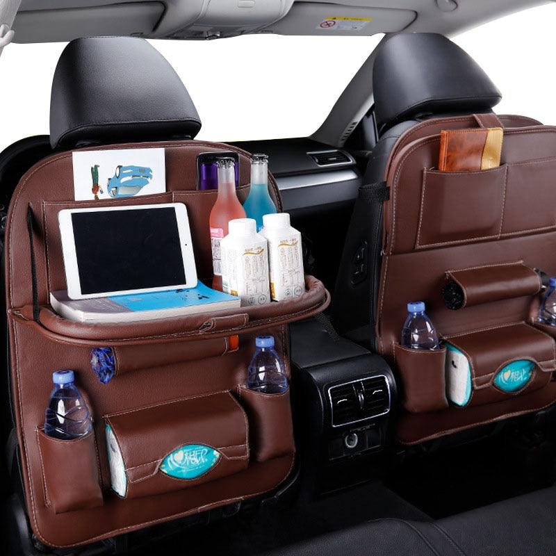 Low-Profile Vehicle Seat-Back Organizer