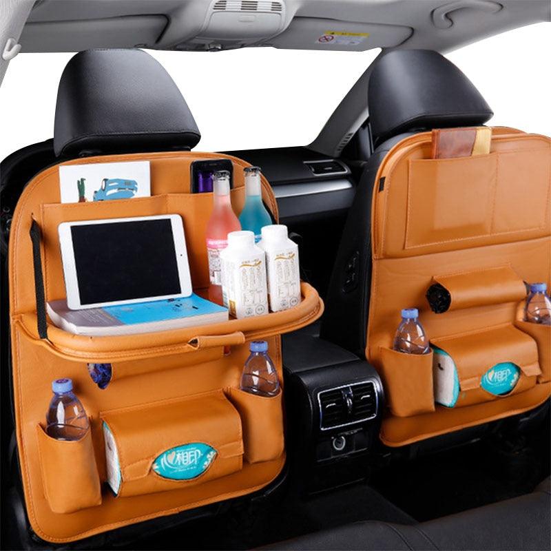 Low-Profile Vehicle Seat-Back Organizer