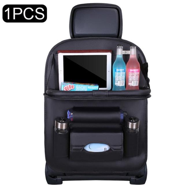 Low-Profile Vehicle Seat-Back Organizer