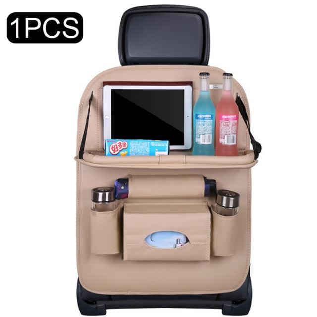 Low-Profile Vehicle Seat-Back Organizer