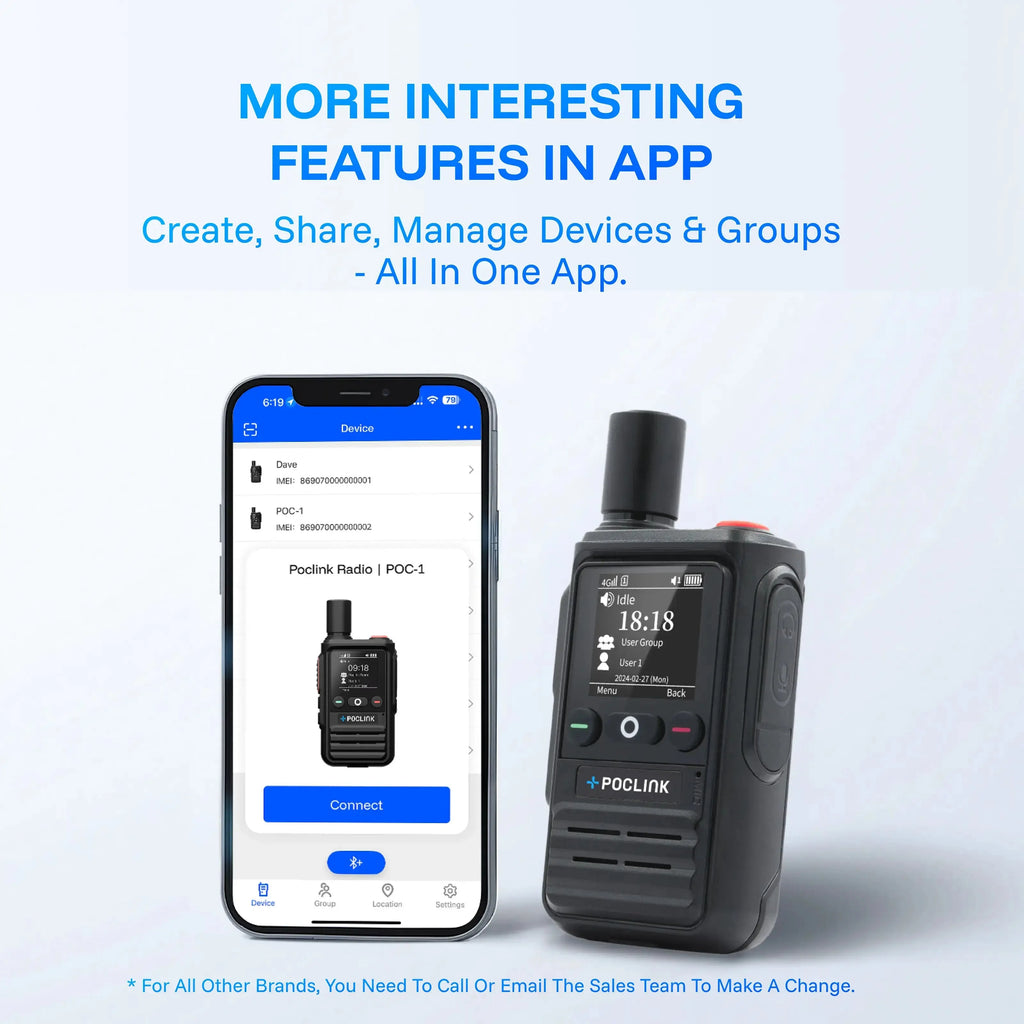 POC-1 Lite 4G Push-to-Talk Radio