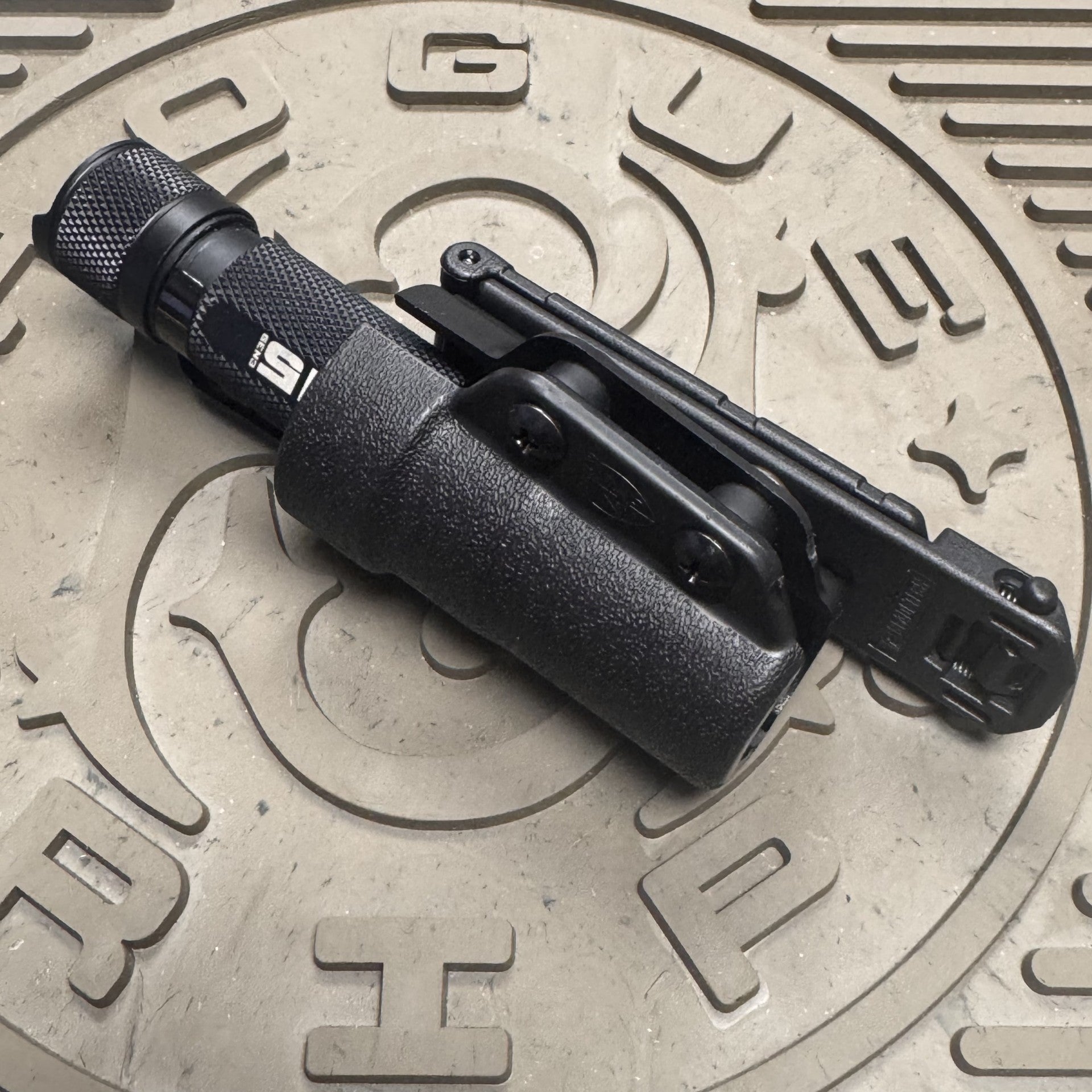 Tactical Flashlight Belt Pouch for Powertac Series — MOLLE Carry Case for Camping, Hiking & EDC | Fits E9, M5, M6, E10, E11 , Valor, WOFT.